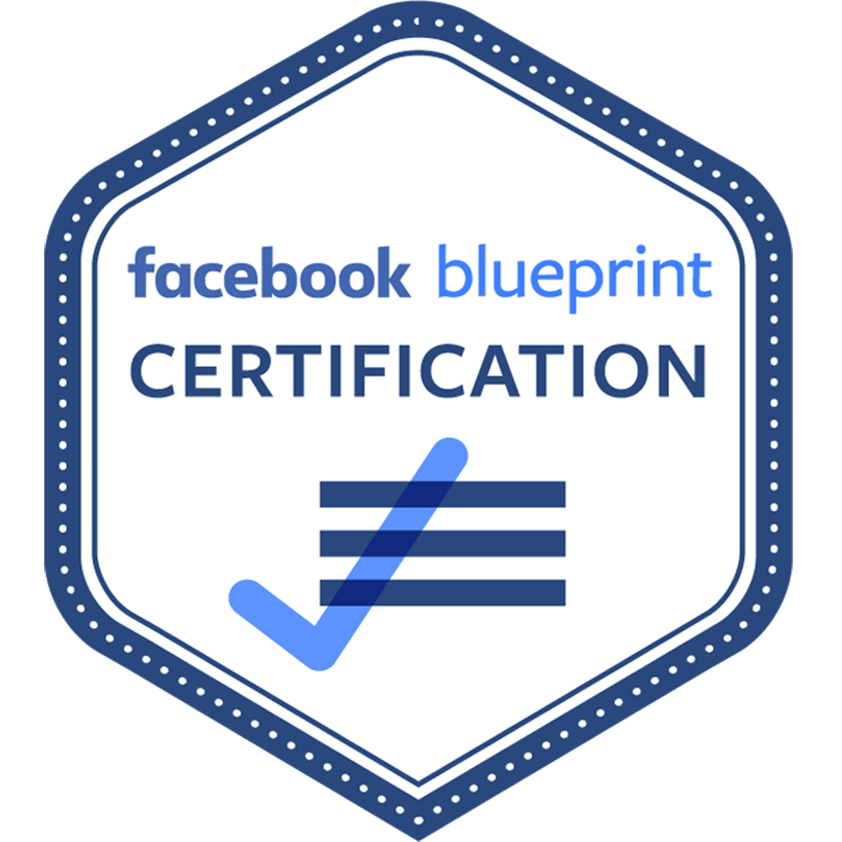 logo of facebook blueprint certification