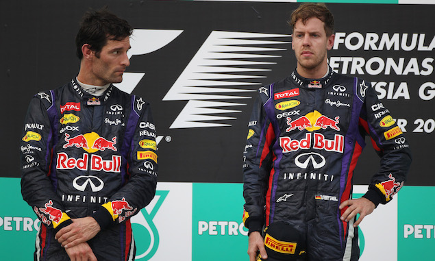 Mark Webber and Sebastial Vettel rivalry